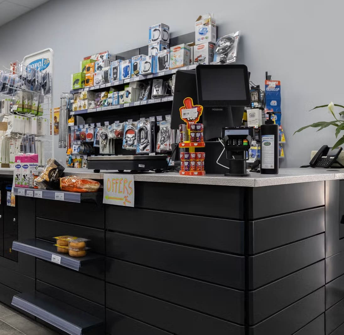 Mostrador gasolinera