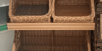 Cestas de mimbre para panaderia