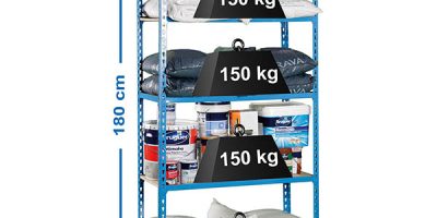 Estantería metálica sin tornillos