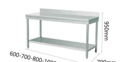 Mesa de trabajo acero inoxidable