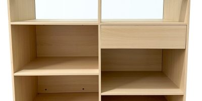 Mostrador exhibidor haya 1500 x 500 x 1000