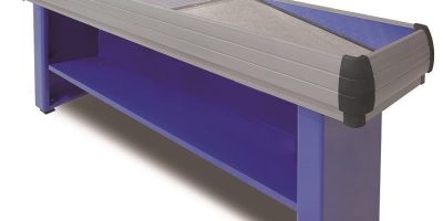 Mueble caja recto con soporte metacrilato Mueble caja recto con soporte metacrilato